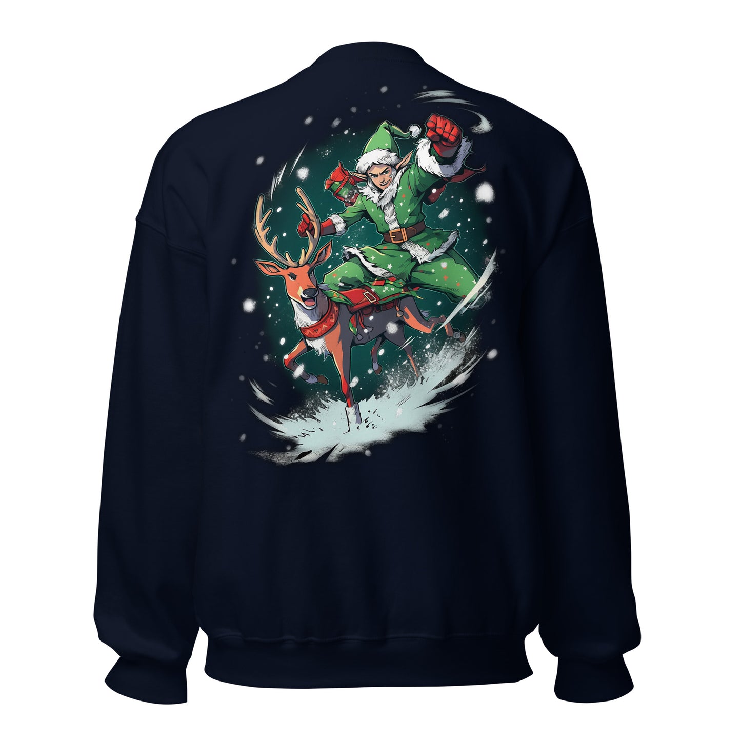 Elf & Reindeer - Unisex Sweatshirt